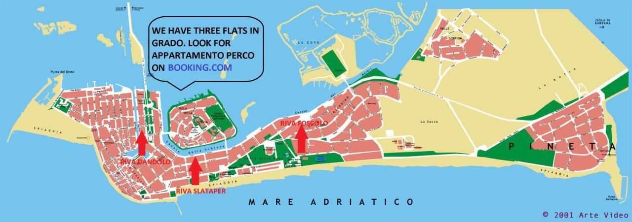 Appartamento Perco Riva Dandolo กราโด ภายนอก รูปภาพ